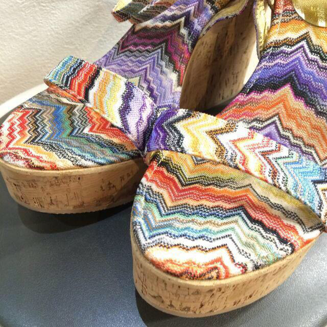 MISSONI(ミッソーニ)のMISSONI サンダル コルクヒール レディースの靴/シューズ(サンダル)の商品写真