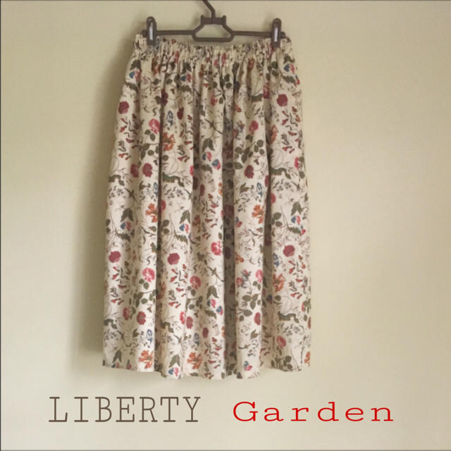 LIBERTY リバティ ガーデン/ロングスカート/YAECA ヤエカ採用柄