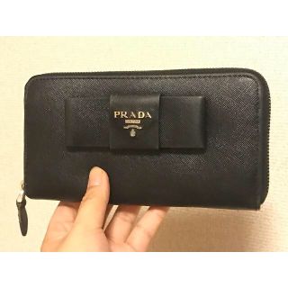 プラダ(PRADA)のプラダ♡サファーノフィオッコ黒(財布)