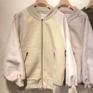 ダブルクローゼット(w closet)のW closet フェイクムートンリバーシブルブルゾン(ブルゾン)