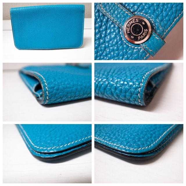 Hermes - クマバク様専用♡エルメス ドゴン 長財布 水色 べアン レザー Hermes - クマバク様専用♡エルメス ドゴン 長財布 水色 べアン レザー