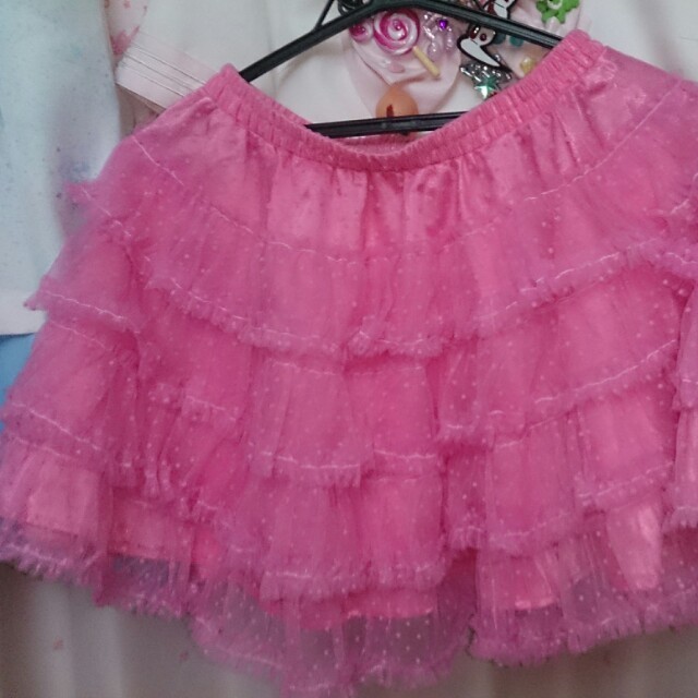 BODYLINE(ボディライン)のピンク♡パニエ レディースのスカート(ミニスカート)の商品写真