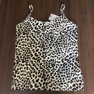 ザラ(ZARA)の新品 ZARA レオパード柄キャミ(キャミソール)