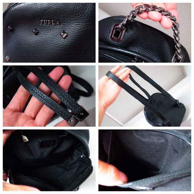 みしぇ様専用♡フルラ リュックサック バッグ スタッズ 黒 みしぇ様専用♡フルラ リュックサック バッグ スタッズ 黒