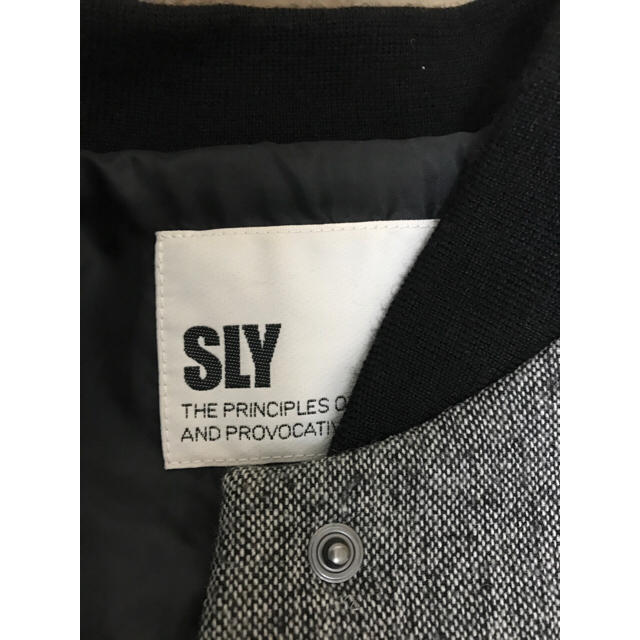 SLY(スライ)のスライボンディングウールブルゾン レディースのジャケット/アウター(ブルゾン)の商品写真