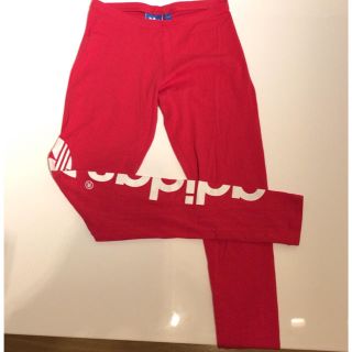 アディダス(adidas)のアディダス♡ピンクストレッチパンツ(カジュアルパンツ)