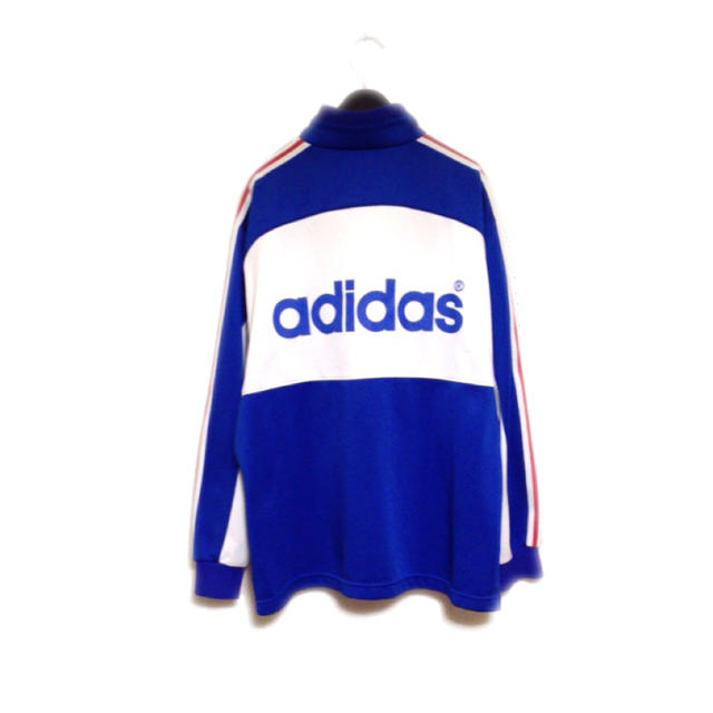 adidas(アディダス)の90's adidas ビッグサイズ ハーフジップ ビッグロゴ トラックトップ メンズのジャケット/アウター(ブルゾン)の商品写真