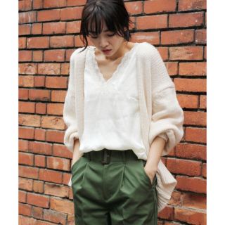 アパートバイローリーズ(apart by lowrys)の新品♡apart by lowrys＊ザックリカーディガン(カーディガン)