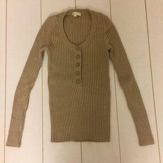 マイケルコース(Michael Kors)の   【Mne.lis blanc様専用】ベージュリブニット＆タートルニット(ニット/セーター)