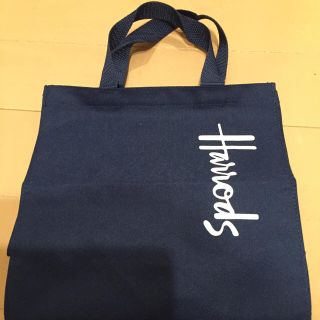 ハロッズ(Harrods)の三越ノベルティ ハロッズバッグ お弁当バッグに！(トートバッグ)