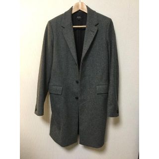 APC(A.P.C) グレー チェスターコート(メンズ)の通販 5点