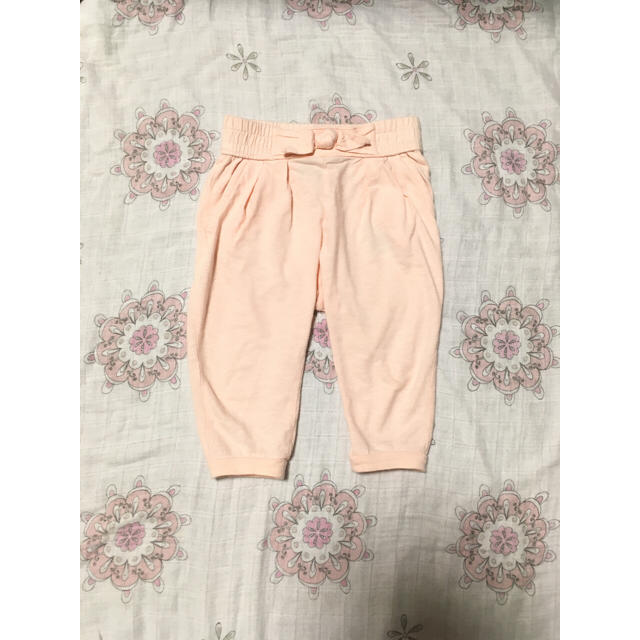 babyGAP(ベビーギャップ)のbabygap リボン付パンツ ピンク キッズ/ベビー/マタニティのベビー服(~85cm)(パンツ)の商品写真