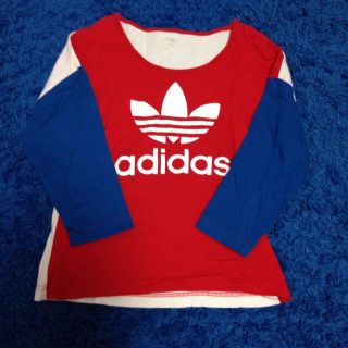 アディダス(adidas)のadidas バイカラー 七部 シャツ(Tシャツ(長袖/七分))