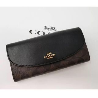 コーチ(COACH)の【新品】COACH★長財布 ブラック(財布)