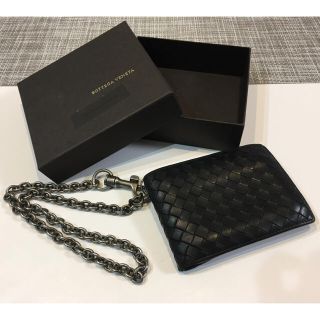 ボッテガヴェネタ(Bottega Veneta)のボッテガ・ボッテガヴェネタ・チェーン付き札入れ・折りたたみ財布・ウォレット・財布(折り財布)