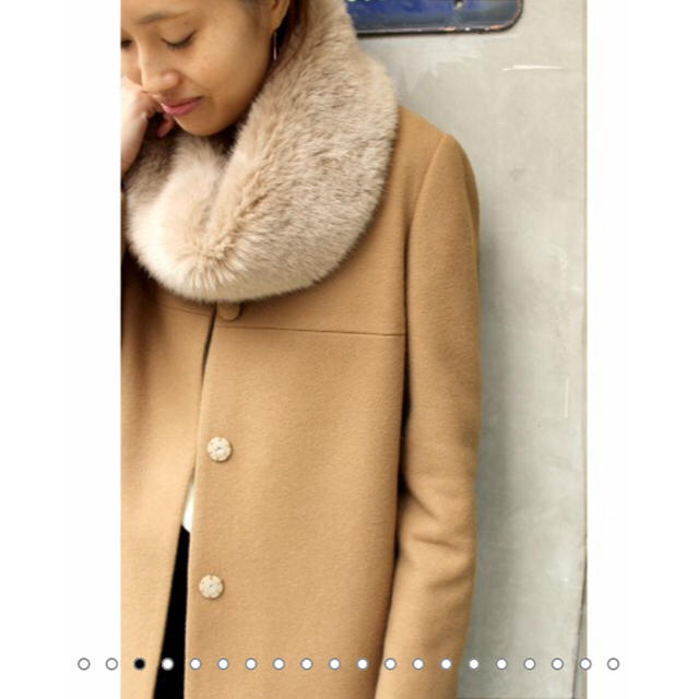 SLOBE IENA - 美品!スヌード付き!フェイクファー付モッサノーカラー ...