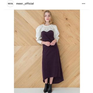 トゥデイフル(TODAYFUL)のmeer. 2017AW 新作 ワンピース (ひざ丈ワンピース)