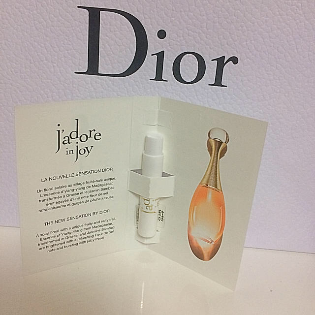 Dior(ディオール)の新品❤︎未使用 ディオール ポーチと香水サンプルセット レディースのファッション小物(ポーチ)の商品写真