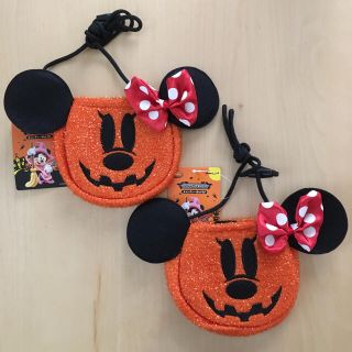 ディズニー(Disney)の新品  ハロウィン  ミニー  かぼちゃ ポシェットセット ／バッグ(ポシェット)