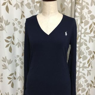 ポロラルフローレン(POLO RALPH LAUREN)の★Hawaii入荷★格安‼︎上品着やすいVネック★ラルフローレン(カットソー(長袖/七分))