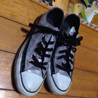 コンバース(CONVERSE)のシルバーラメコンバース(スニーカー)