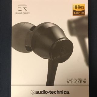 オーディオテクニカ(audio-technica)のaudio-technica ATH-CKR70 ハイレゾイヤホン(ヘッドフォン/イヤフォン)