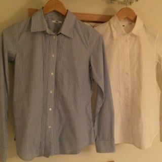 ユニクロ(UNIQLO)のUNIQLOシャツ2枚セット(シャツ/ブラウス(長袖/七分))