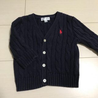 ラルフローレン(Ralph Lauren)のラルフローレン☆ベビー ケーブル編み ニット カーディガン 70(カーディガン/ボレロ)