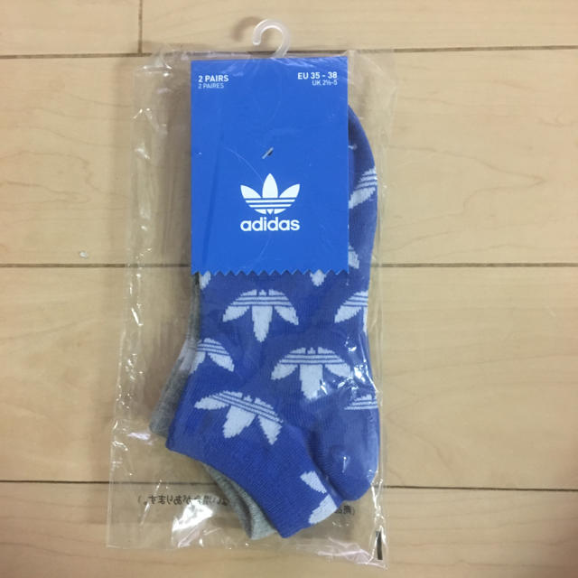 adidas(アディダス)の22-24㎝ アディダス オリジナルス ソックス 2P レディースのレッグウェア(ソックス)の商品写真