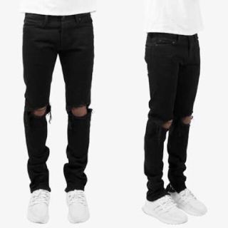 フィアオブゴッド(FEAR OF GOD)のmnml M1 STRETCH DENIM 黒28 ストレッチデニムパンツ(デニム/ジーンズ)