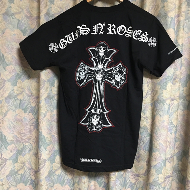 クロムハーツ ロングTシャツ ガンズアンドローゼズ 限定コラボ Tシャツ