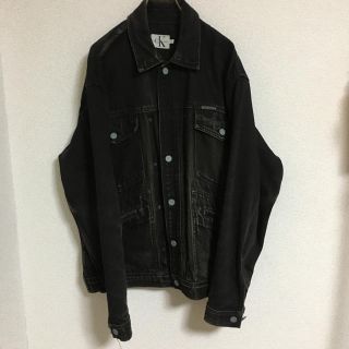 90s CALVIN KLEIN【カルバンクライン】ブラックデニムジャケット！