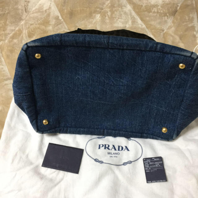 PRADA(プラダ)の希少 プラダ カナパ ハラコ バッグ レディースのバッグ(トートバッグ)の商品写真