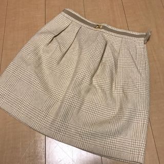 ミッシュマッシュ(MISCH MASCH)のミッシュマッシュ スカート  ベージュ チェック(ミニスカート)