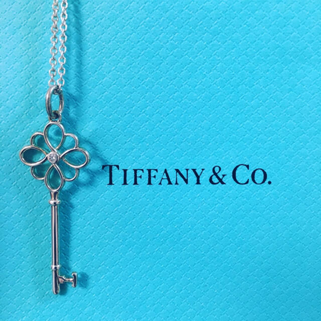Tiffany ティファニー オープンノットキー ダイアモンド入り