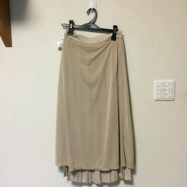 LEPSIM(レプシィム)のスモークピンクロングスカート レディースのスカート(ロングスカート)の商品写真