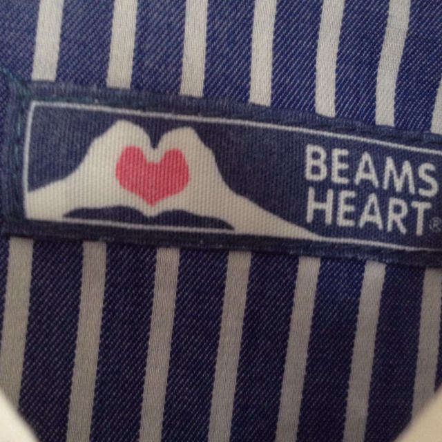 BEAMS(ビームス)のBEAMS ストライプシャツワンピ レディースのワンピース(ミニワンピース)の商品写真