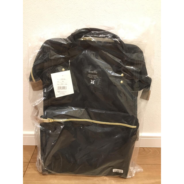anello(アネロ)のmkyasu様専用 anello レギュラーサイズリュック ブラック レディースのバッグ(リュック/バックパック)の商品写真