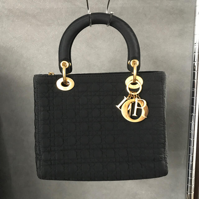 ナイロン色値下‼️【送料無料】美品‼️レディディオール Lady Dior カナージュ