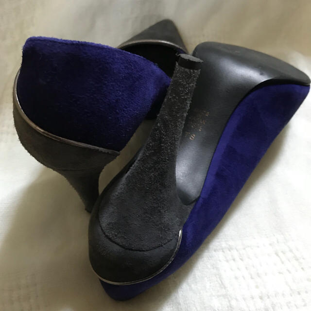 DIANA(ダイアナ)のDIANA ダイアナ スウェード ツートンカラー パンプス 23.5 cm 美品 レディースの靴/シューズ(ハイヒール/パンプス)の商品写真