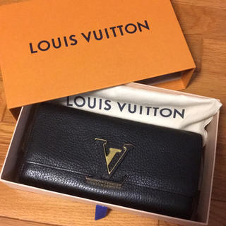 ルイヴィトン(LOUIS VUITTON)のLV ❤︎カプシーヌ 長財布(財布)