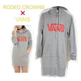 ロデオクラウンズ(RODEO CROWNS)のRODEO CROWNS×VANS コラボ パーカー ワンピ(パーカー)