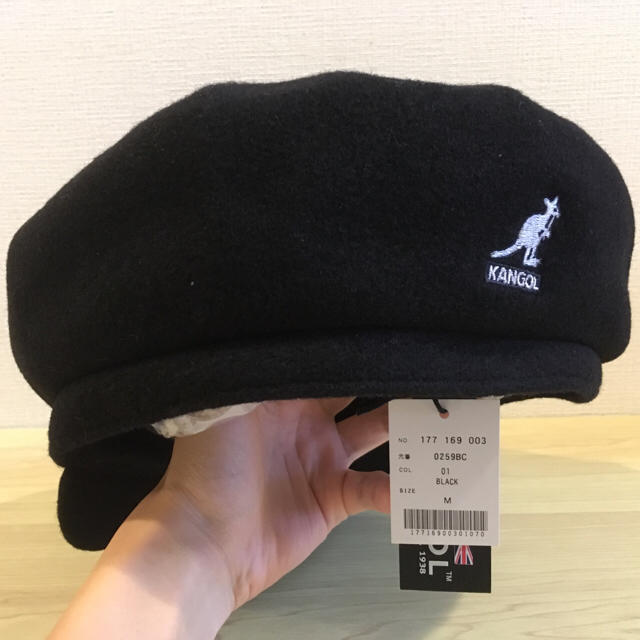 KANGOL　カンゴール　Wool Spitfire　ウール ブラック