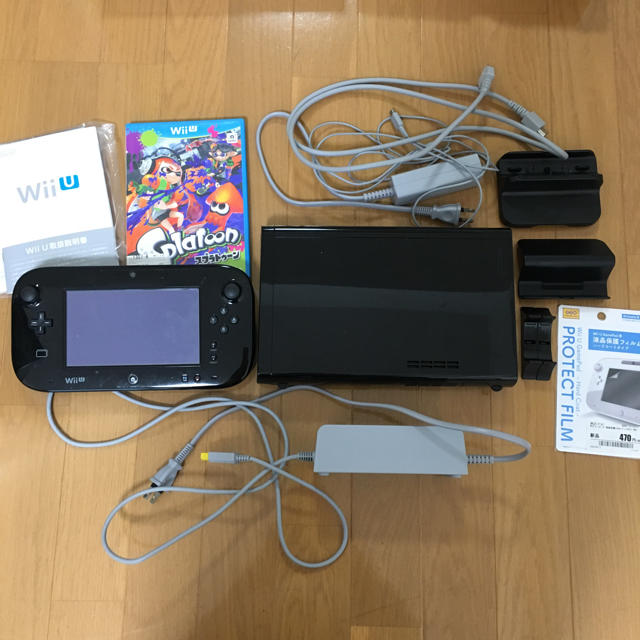 Wii U(ウィーユー)のWii U と スプラトゥーンソフト エンタメ/ホビーのゲームソフト/ゲーム機本体(家庭用ゲーム機本体)の商品写真