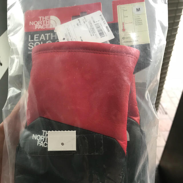 Supreme(シュプリーム)の最安 定価出品 supreme✖︎TNF Face Leather Gloves メンズのファッション小物(手袋)の商品写真