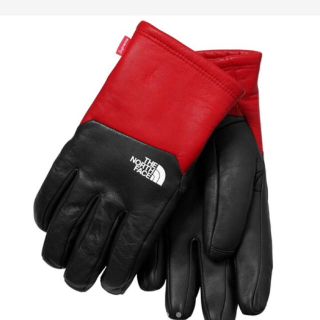 シュプリーム(Supreme)の最安 定価出品 supreme✖︎TNF Face Leather Gloves(手袋)