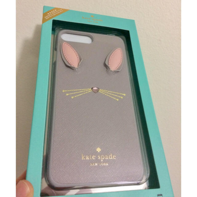 Kate spade iPhone 7 Plus うさぎのアップリケ