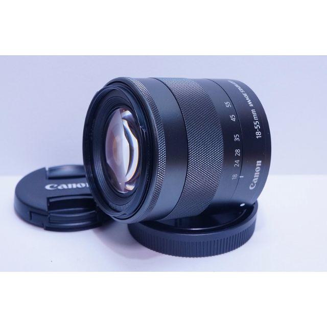 Canon(キヤノン)の美品 キャノン Canon EF-M 18-55mm F3.5-5.6 IS S スマホ/家電/カメラのカメラ(レンズ(ズーム))の商品写真