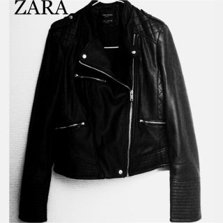 ザラ(ZARA)のほぼ未使用！ライダースジャケット(ライダースジャケット)