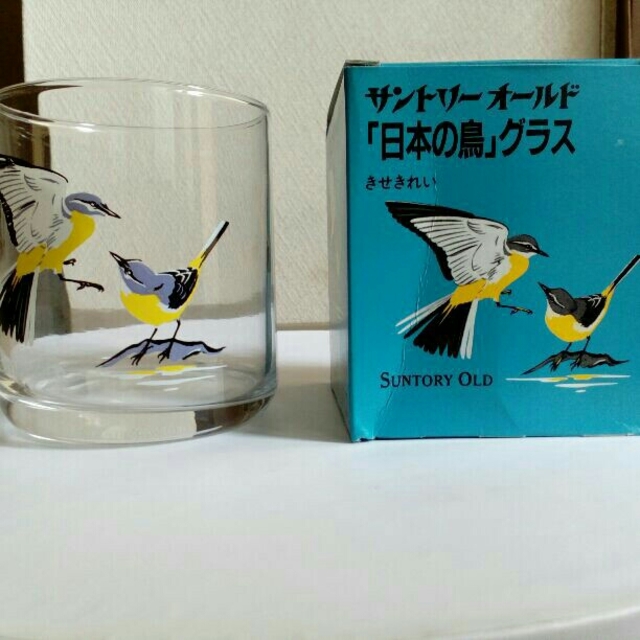 今だけお値下げ!サントリーオールド日本の鳥グラス6個セットの通販 by ...